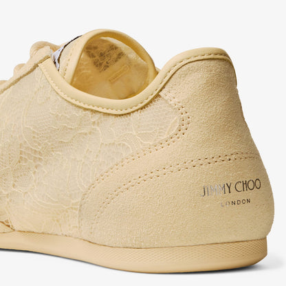 Sunny F Corn Leather Mix and Jimmy Choo Lace Low Top Trainers