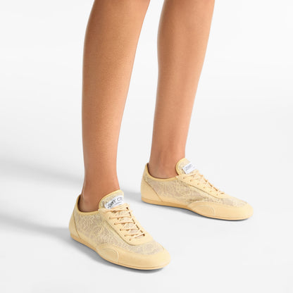 Sunny F Corn Leather Mix and Jimmy Choo Lace Low Top Trainers