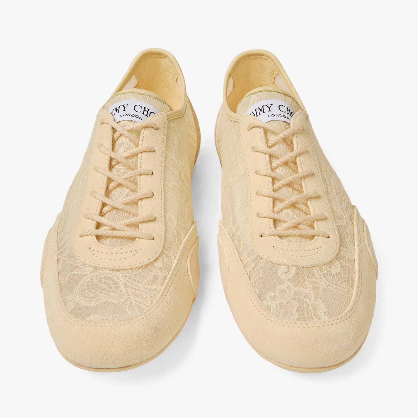 Sunny F Corn Leather Mix and Jimmy Choo Lace Low Top Trainers