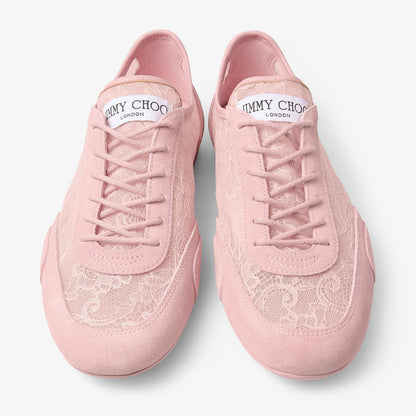 Sunny F Rose Leather Mix and Jimmy Choo Lace Low Top Trainers
