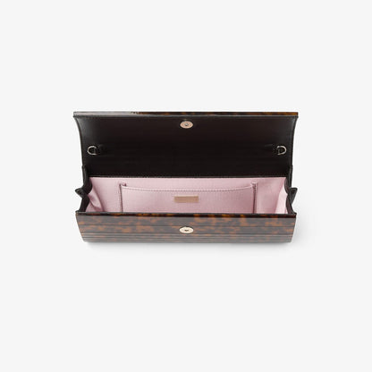Sweetie Tortoiseshell Acrylic Clutch Bag