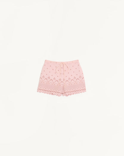 Sangallo Shorts With Fleur A Jours Daisy Pattern