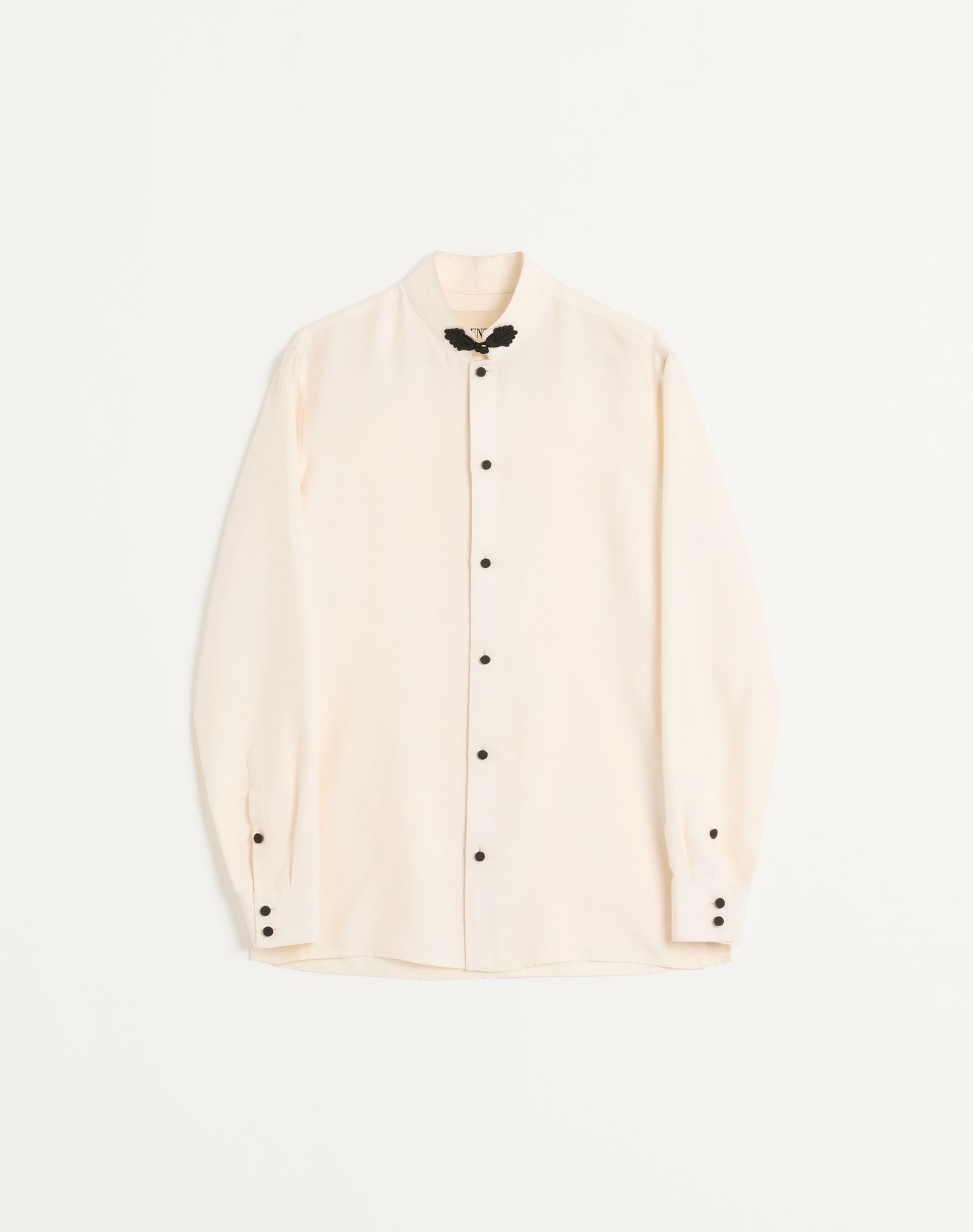 Silk Shantung Shirt With Toggle