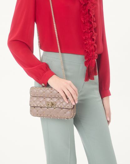 Small Nappa Rockstud Spike Bag