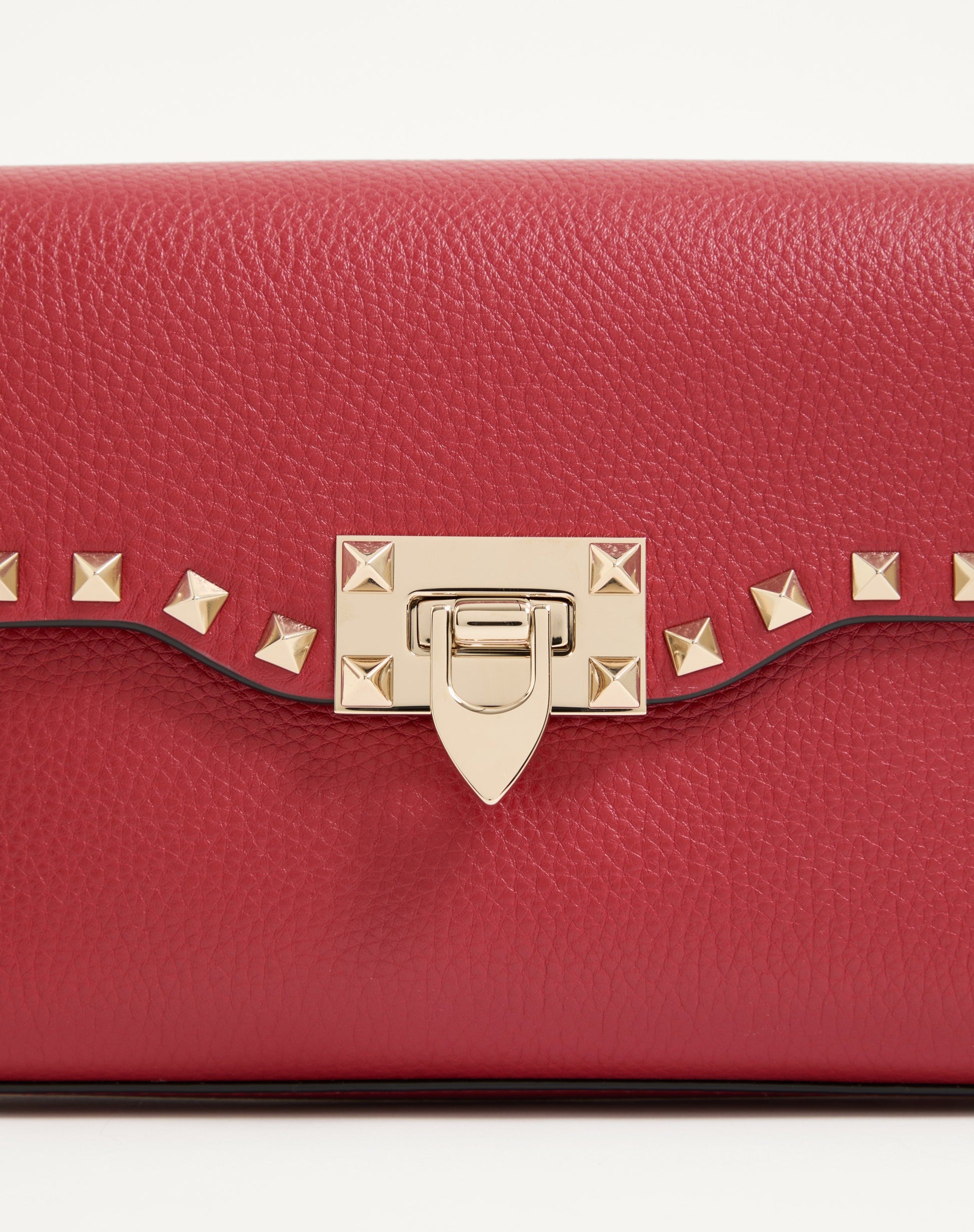 Small Rockstud Grainy Calfskin Crossbody Bag