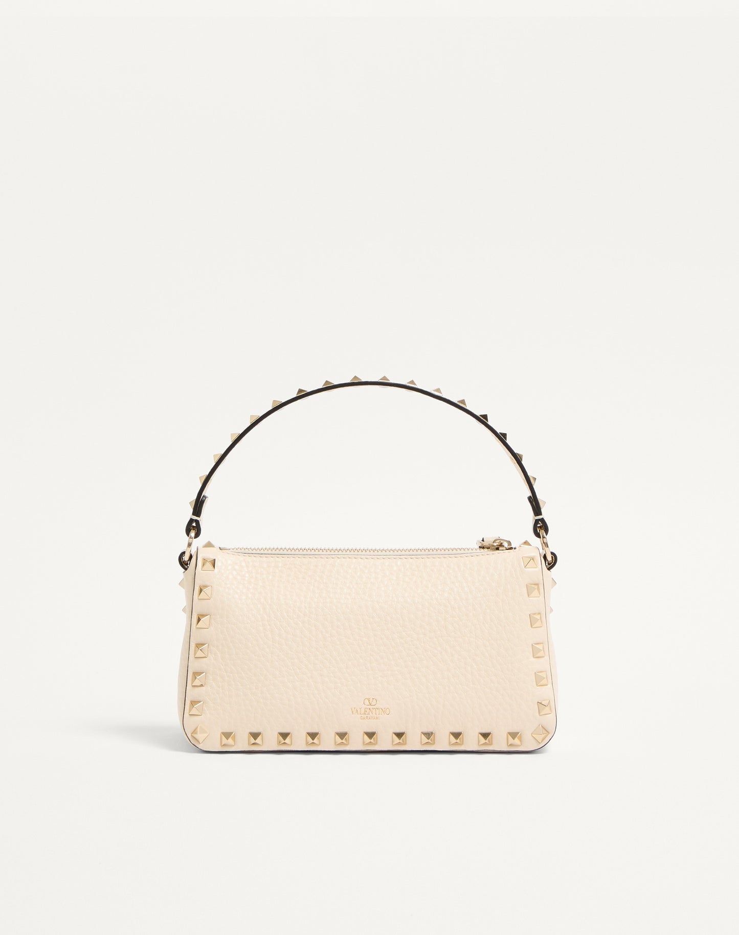 Small Rockstud Grainy Calfskin Crossbody Bag