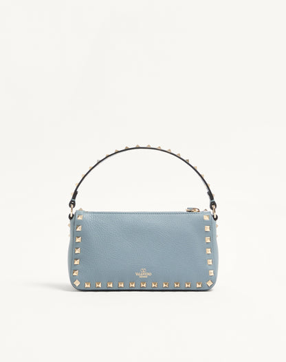 Small Rockstud Grainy Calfskin Crossbody Bag