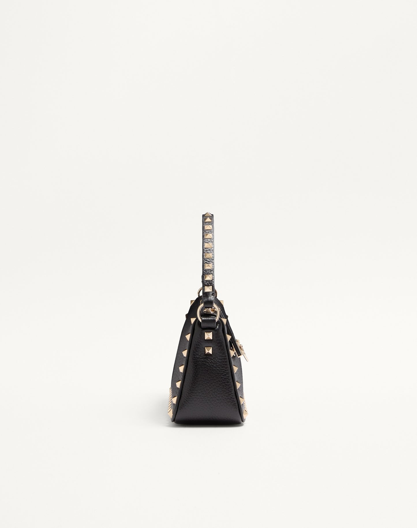 Small Rockstud Grainy Calfskin Crossbody Bag
