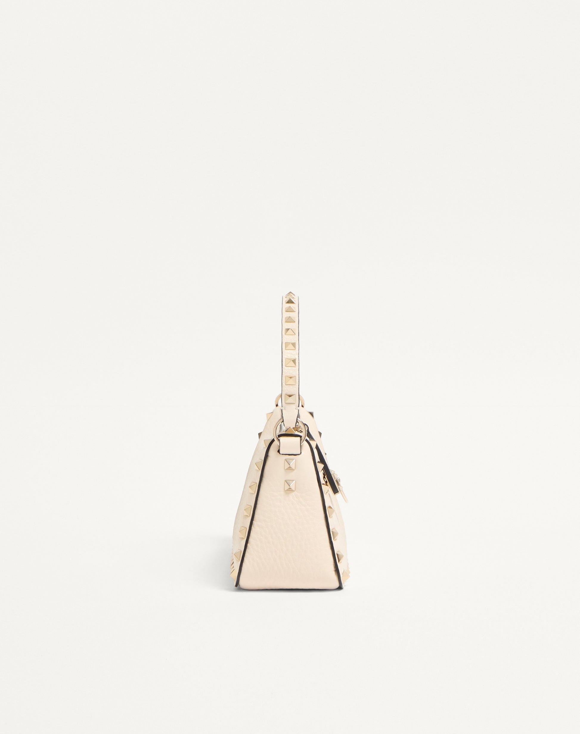Small Rockstud Grainy Calfskin Crossbody Bag