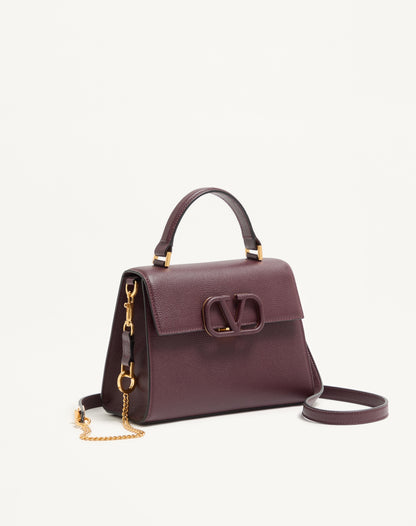 Small Vsling Grainy Calfskin Handbag