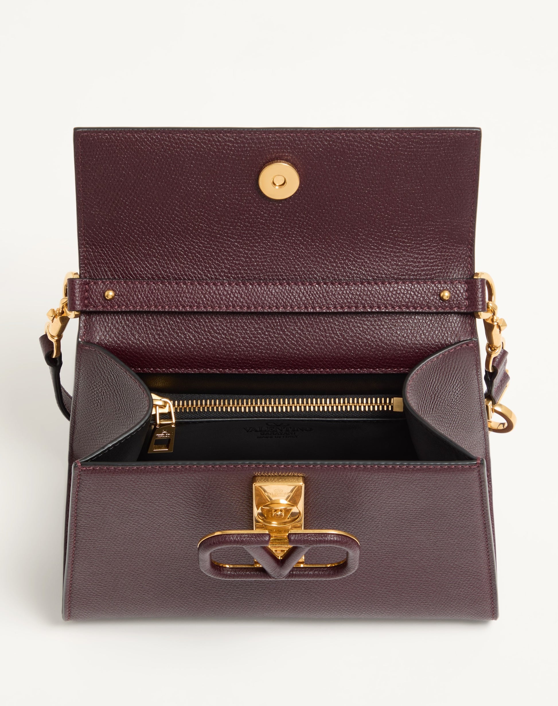 Small Vsling Grainy Calfskin Handbag