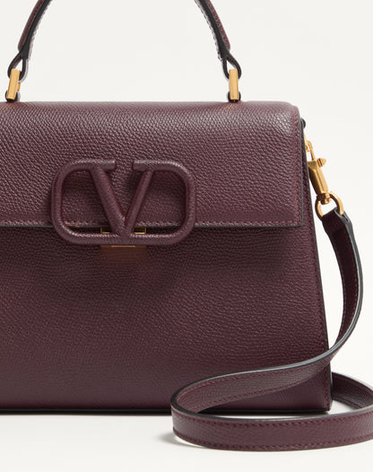 Small Vsling Grainy Calfskin Handbag