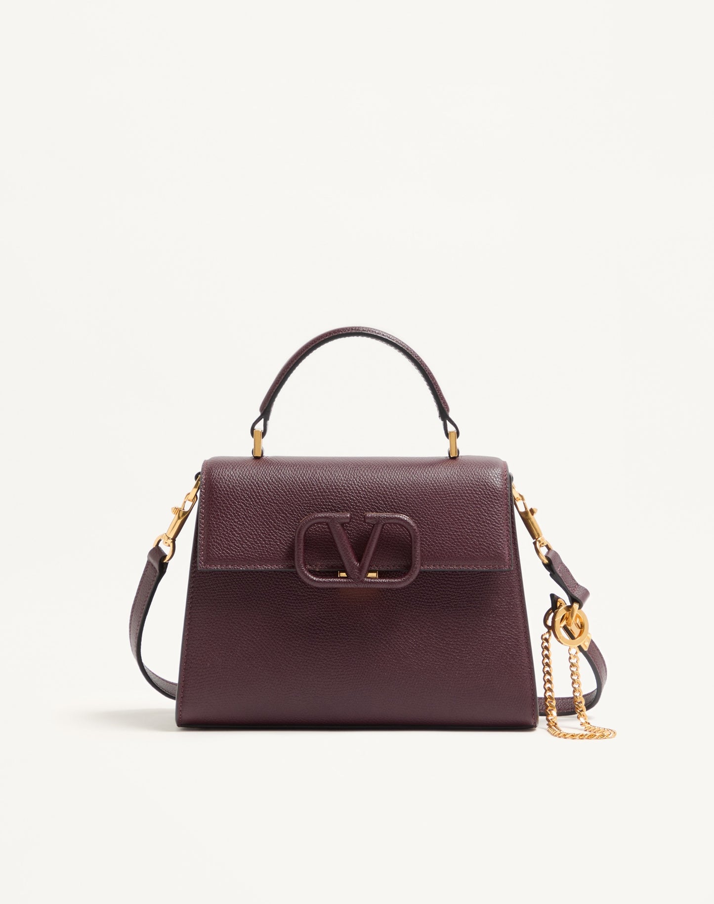 Small Vsling Grainy Calfskin Handbag
