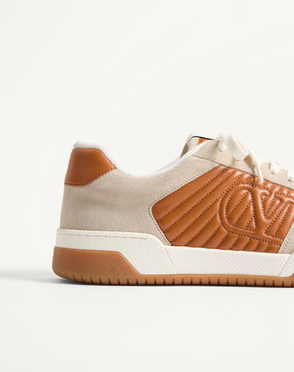 Sparry Trainer In Split Leather And Nappa