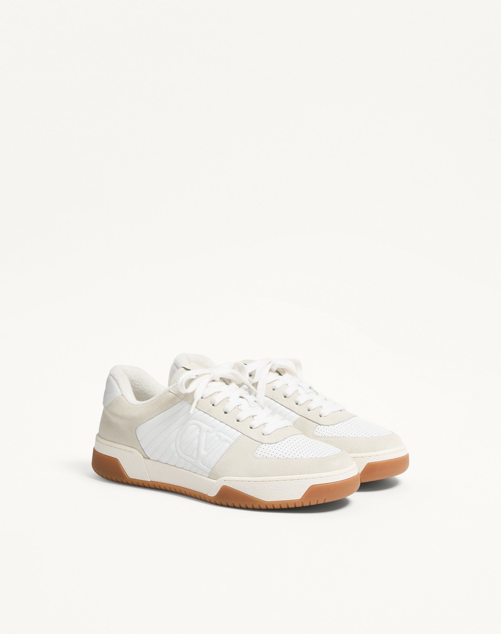 Sparry Trainer In Split Leather And Nappa