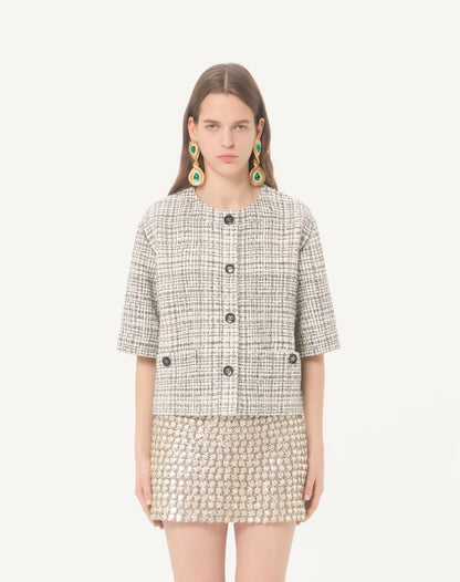 Square Tweed Jacket