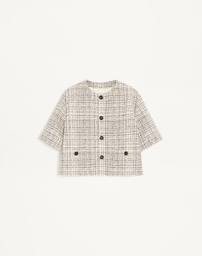 Square Tweed Jacket