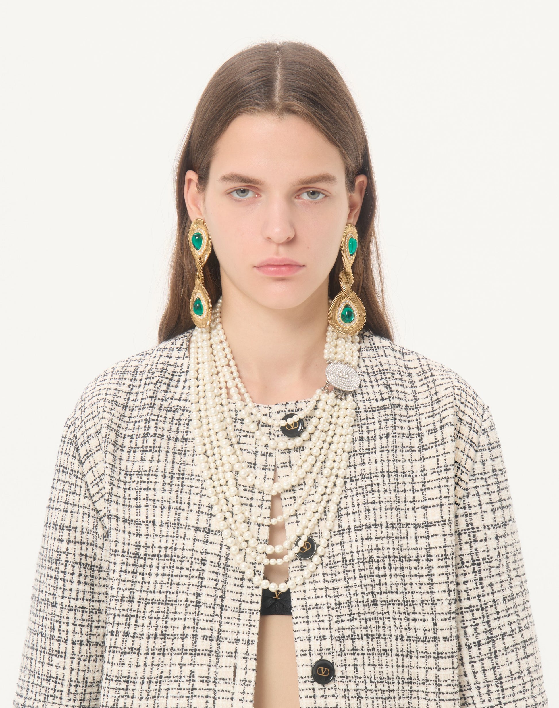 Square Tweed Jacket