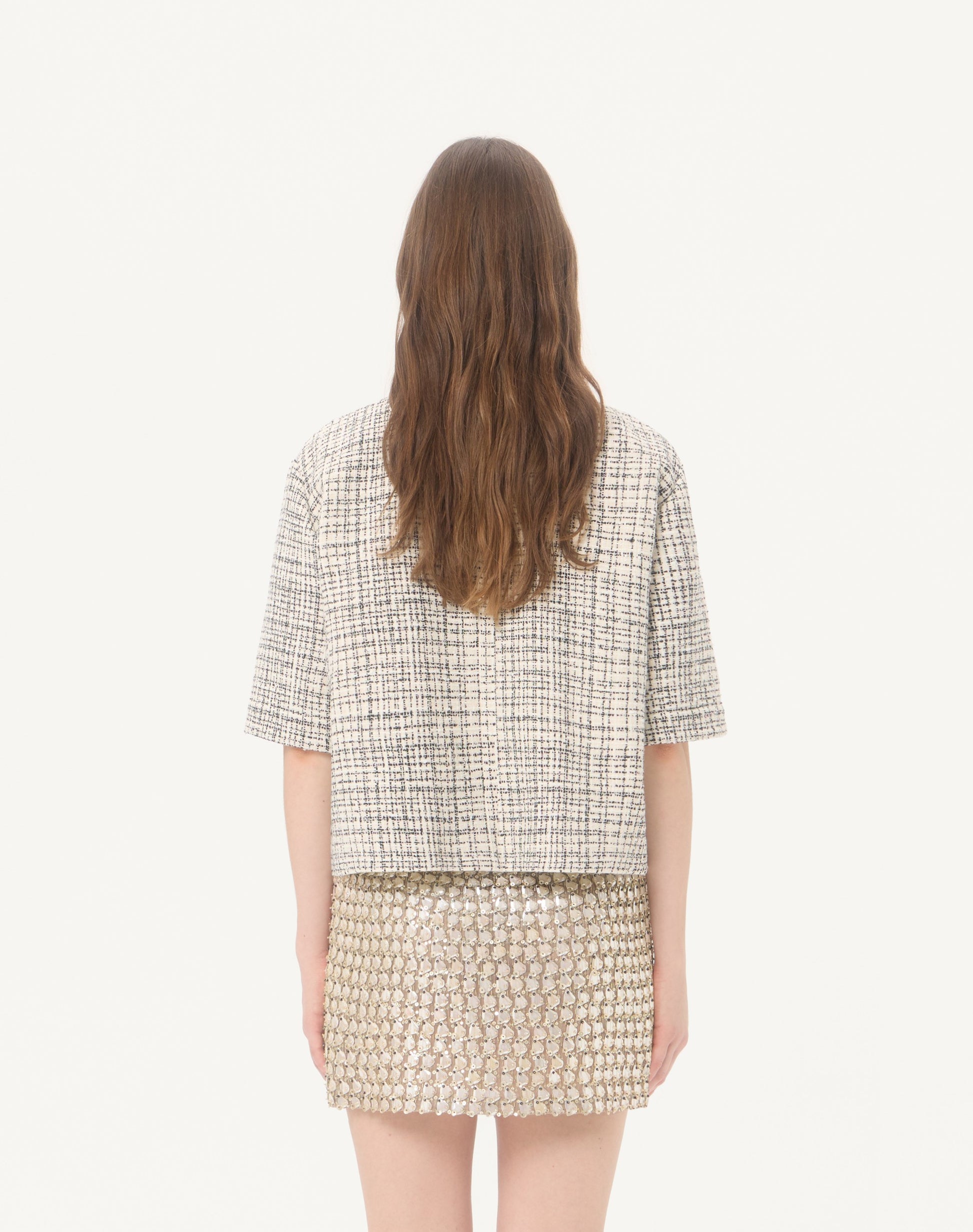 Square Tweed Jacket