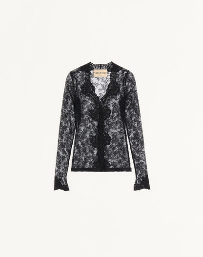 Stretch Lace Cardigan