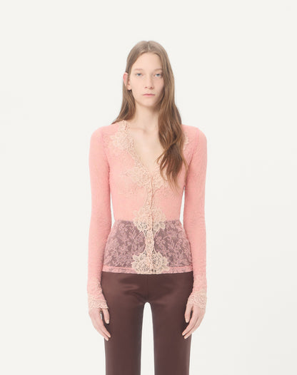 Stretch Lace Cardigan