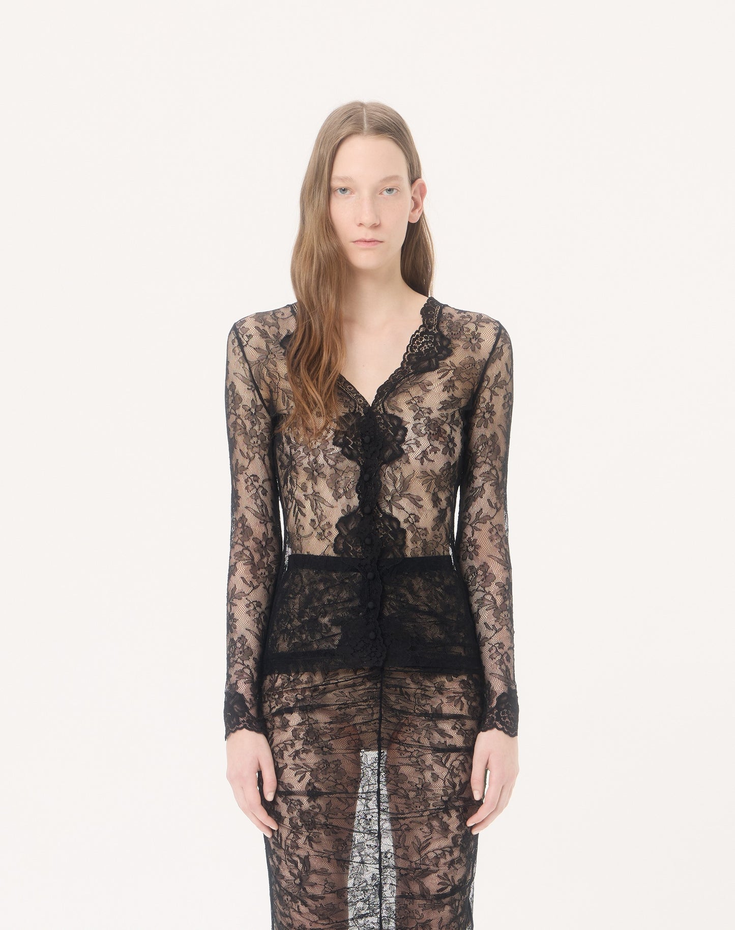 Stretch Lace Cardigan