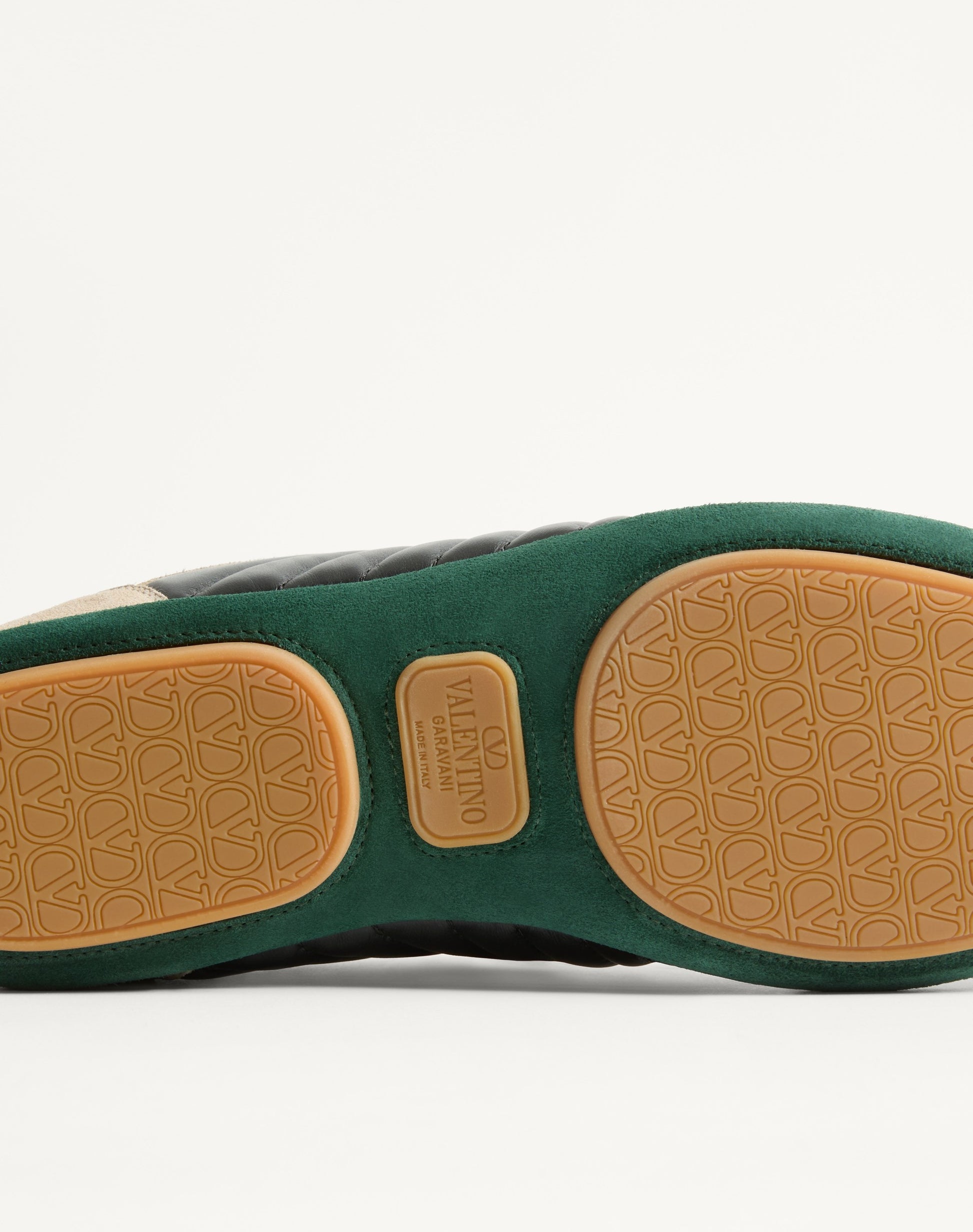 Strikie Trainer In Perforated Nappa And Suede
