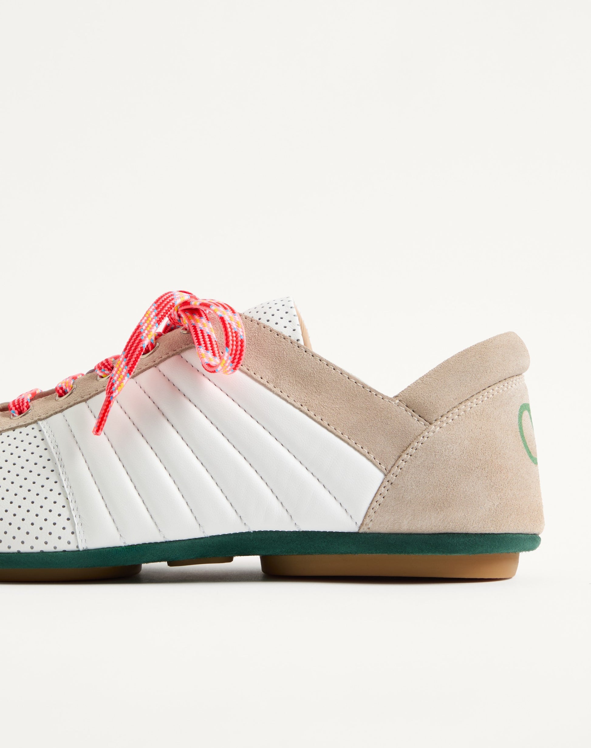 Strikie Trainer In Perforated Nappa And Suede