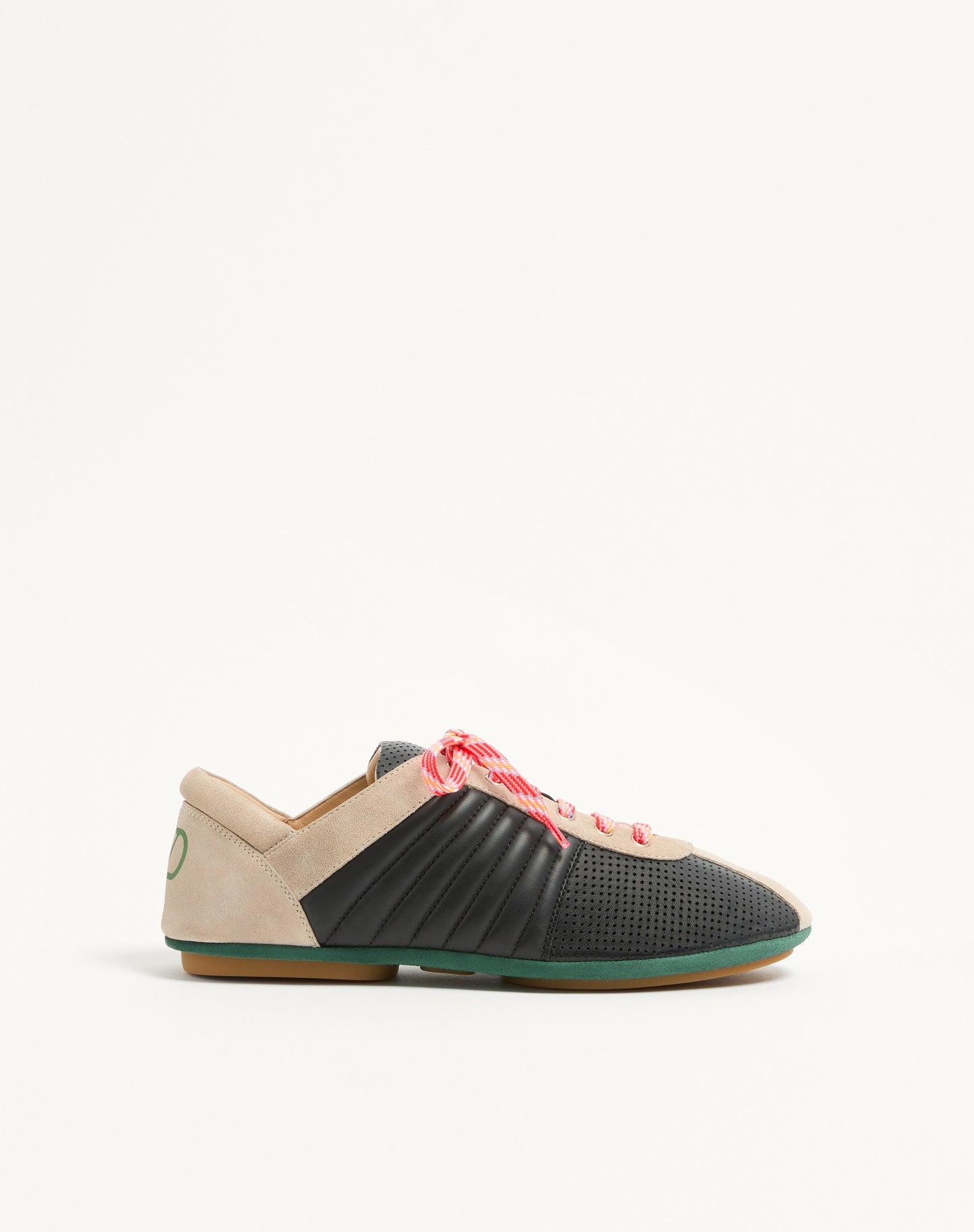 Strikie Trainer In Perforated Nappa And Suede