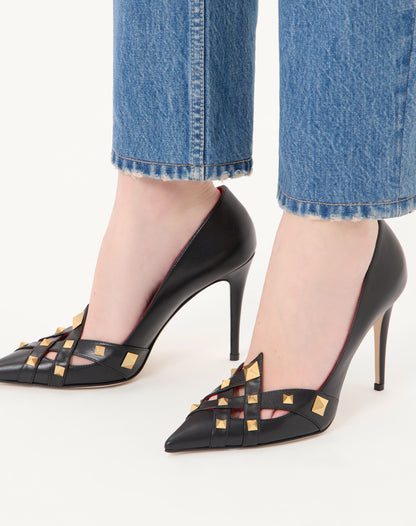 Studdy Kidskin Pumps 100mm