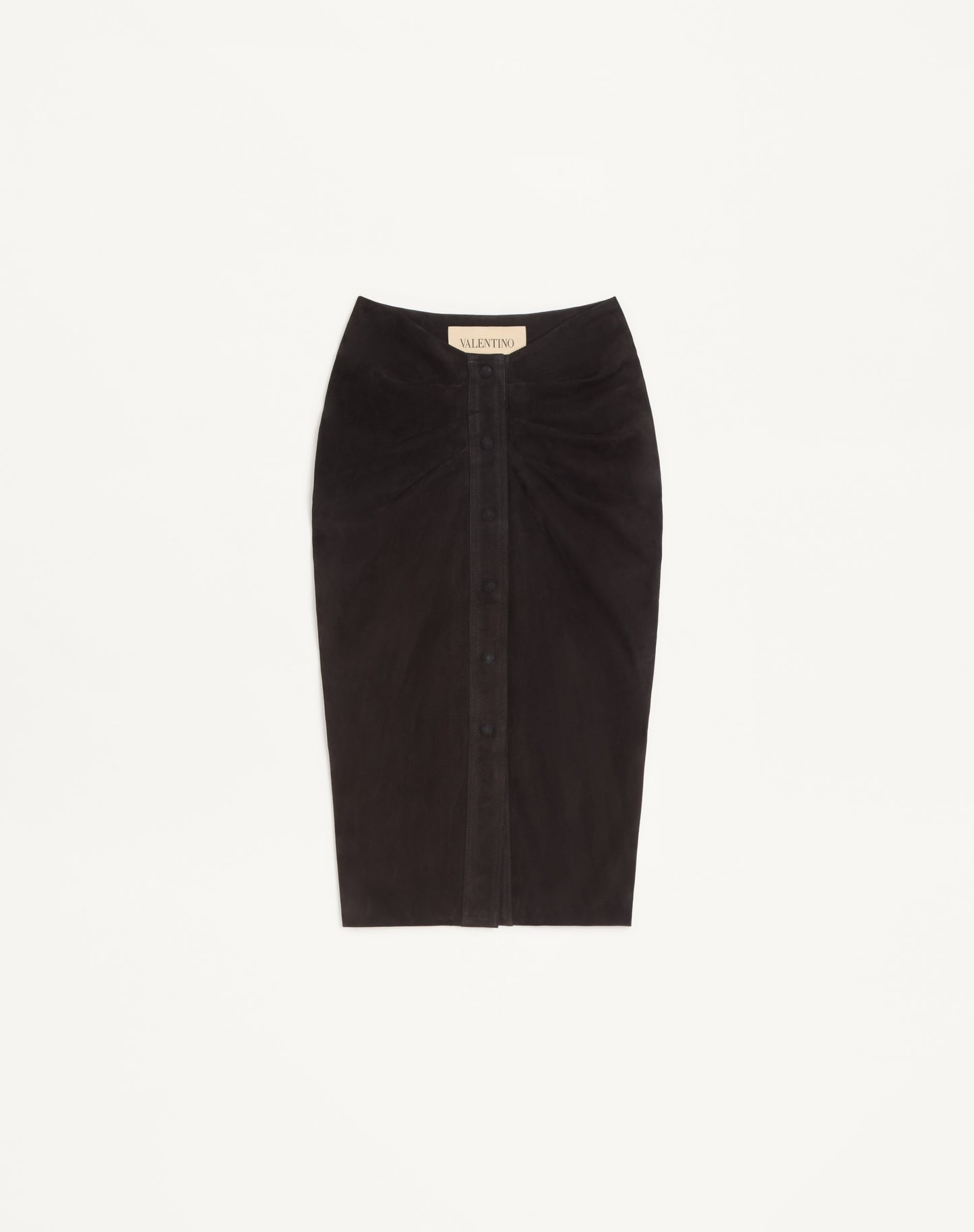 Suede Midi Skirt