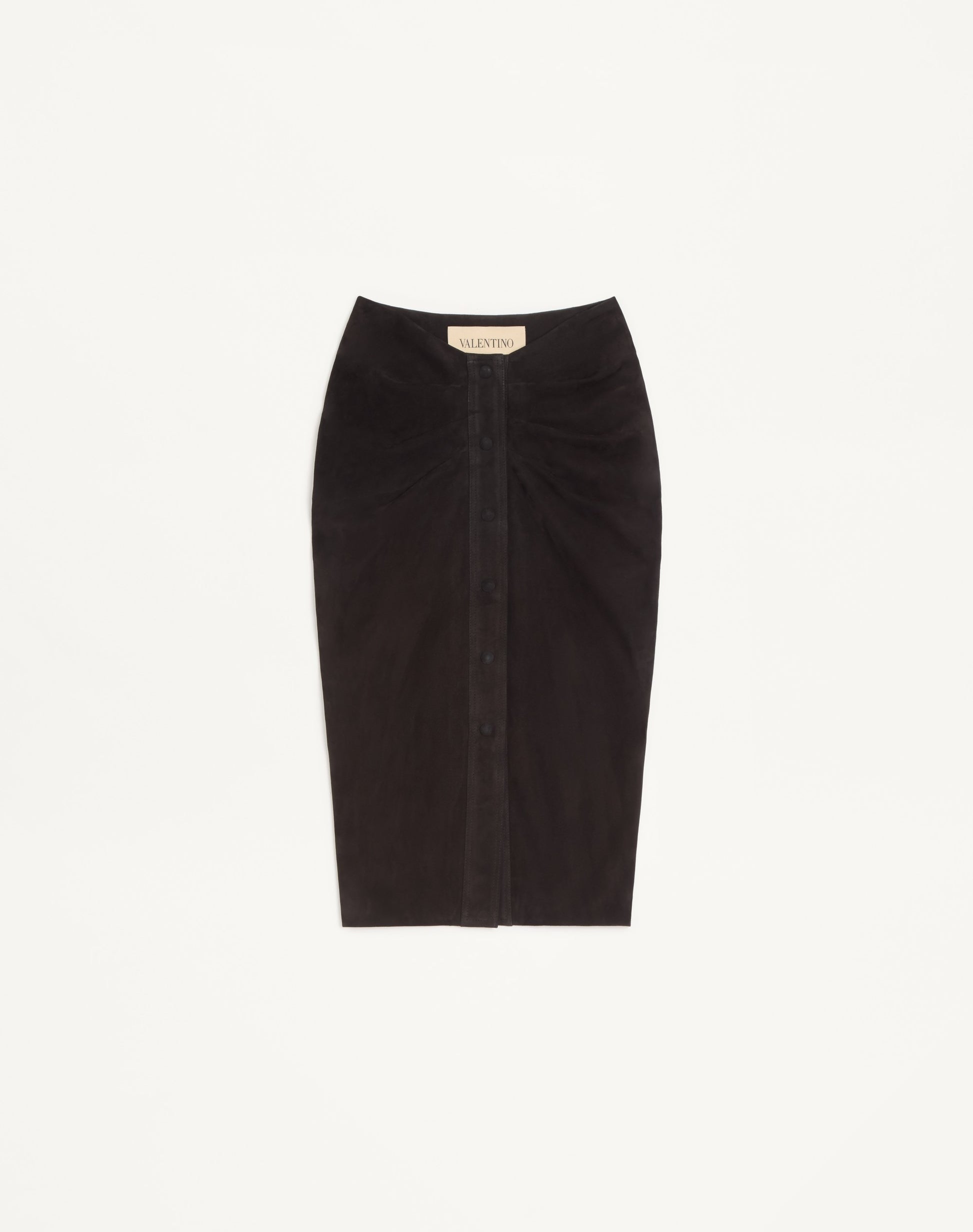 Suede Midi Skirt
