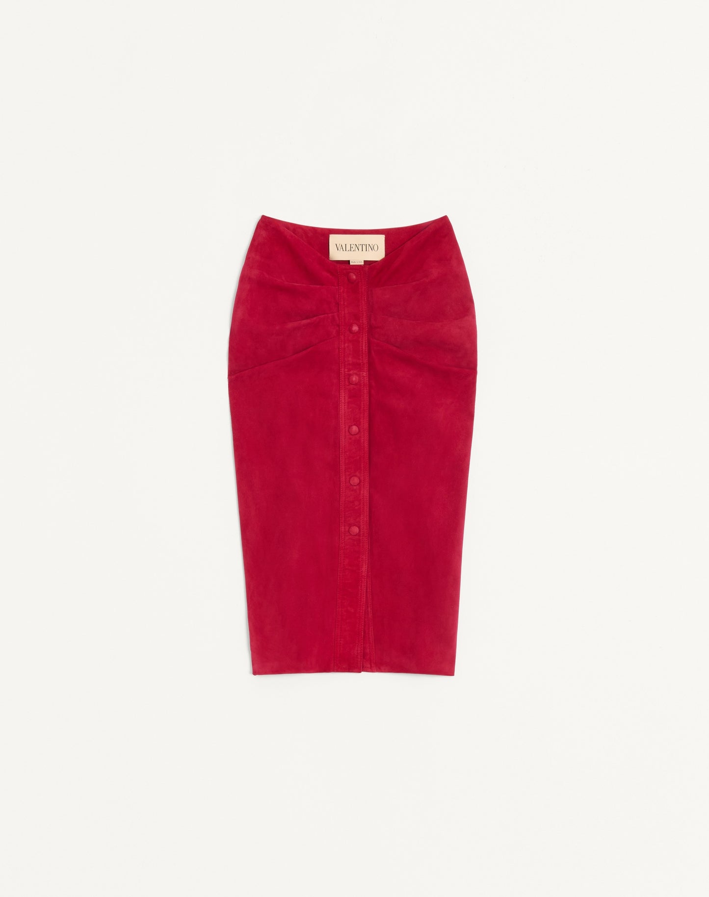 Suede Midi Skirt