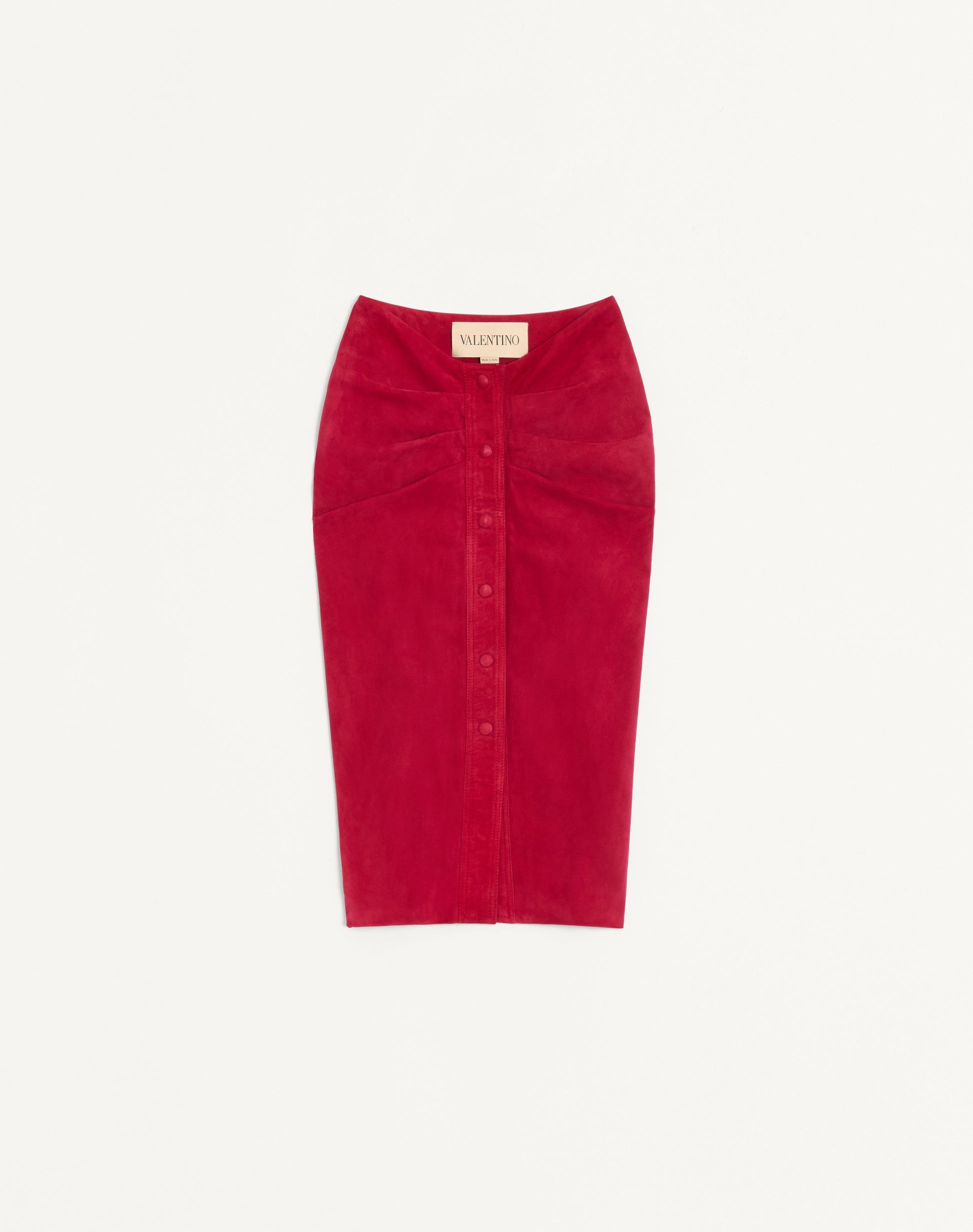 Suede Midi Skirt