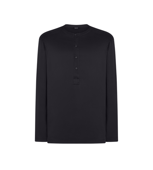 Silk Pajama Henley&Nbsp;