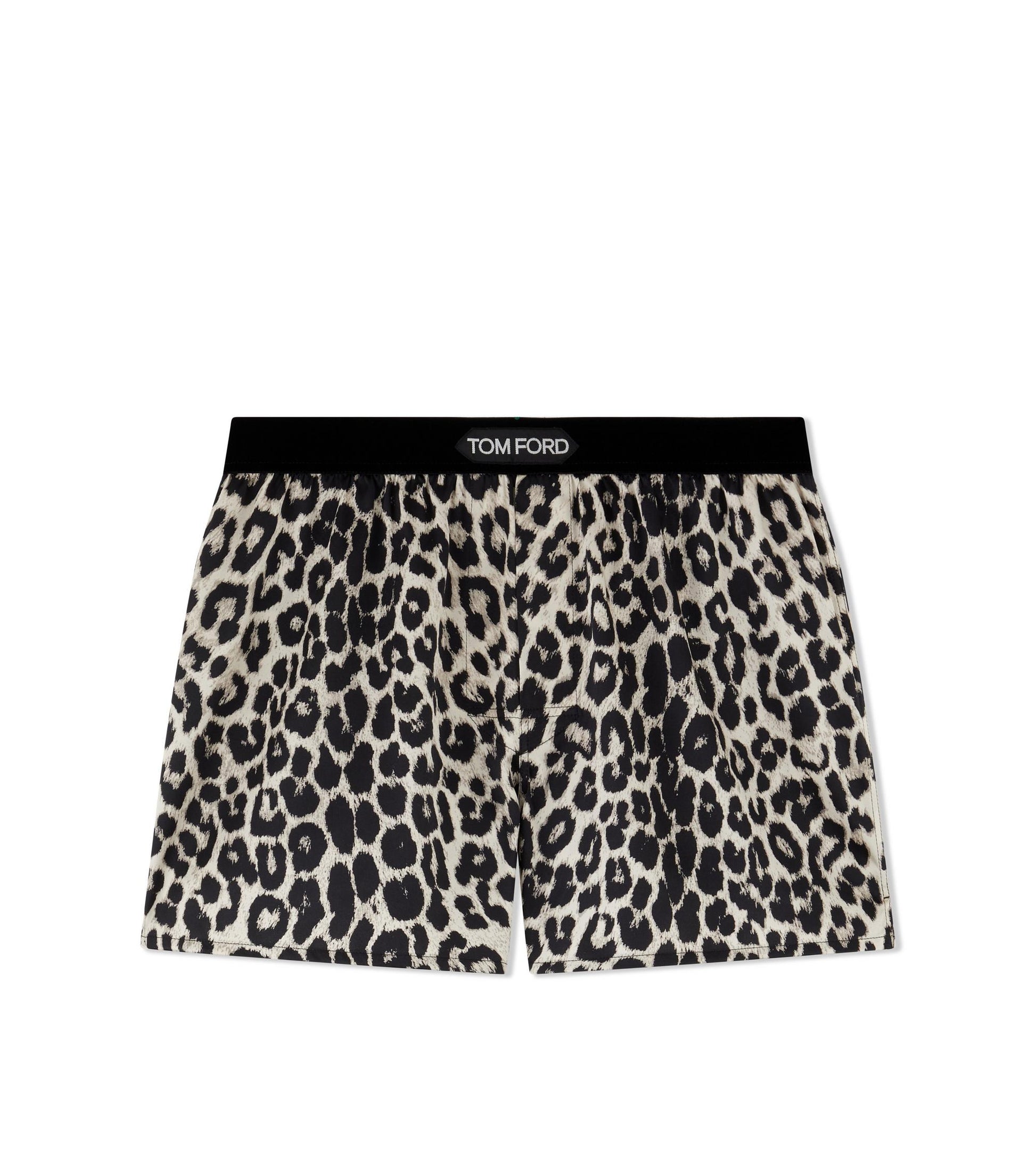 Snow Leopard Silk Boxers