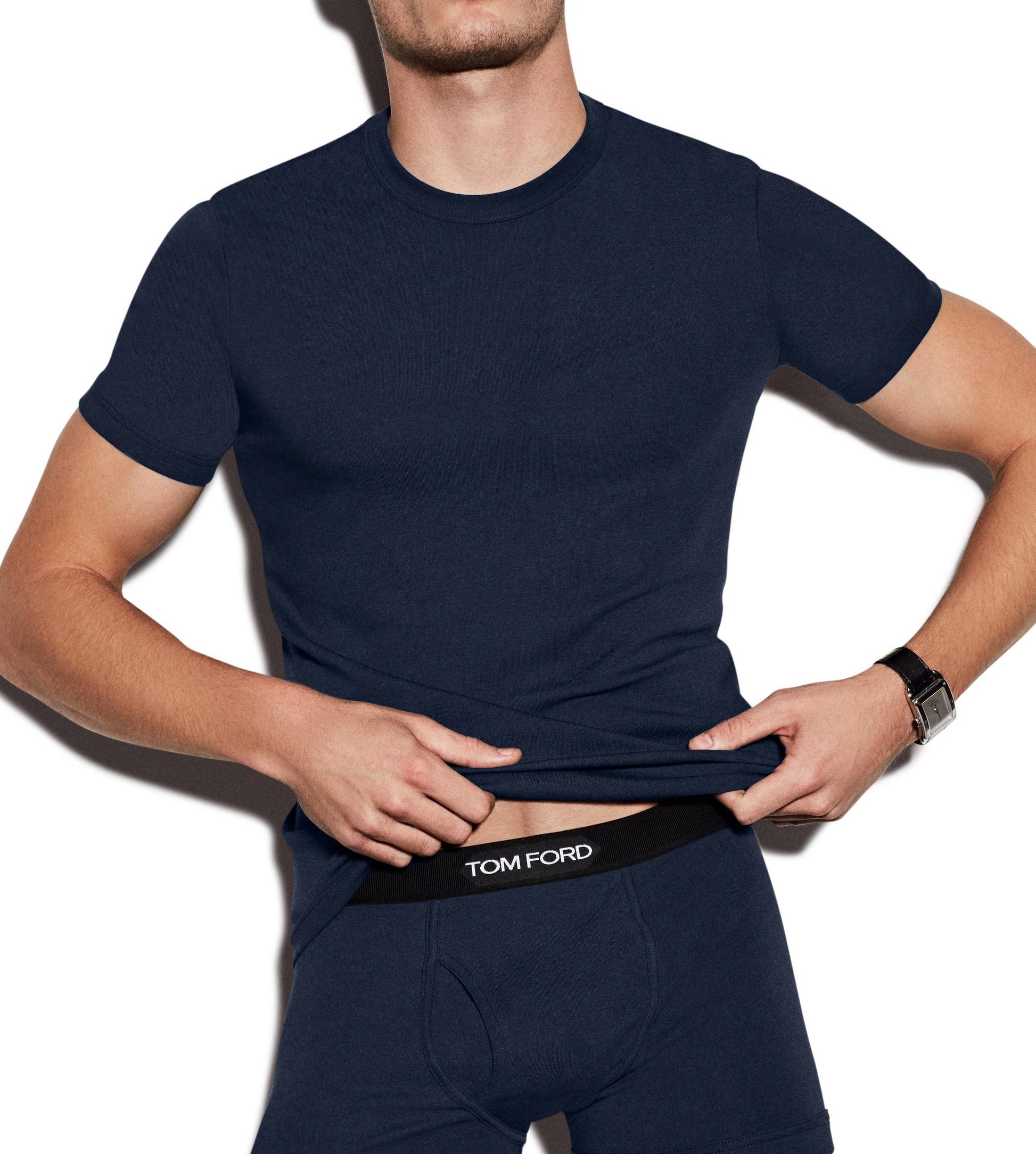 Cotton Crewneck T-Shirt