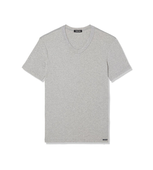 Cotton V-Neck T-Shirt