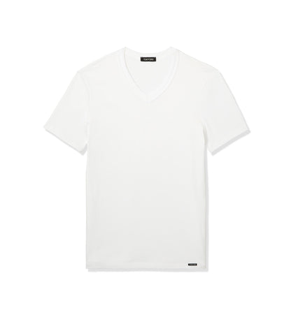 Cotton V-Neck T-Shirt
