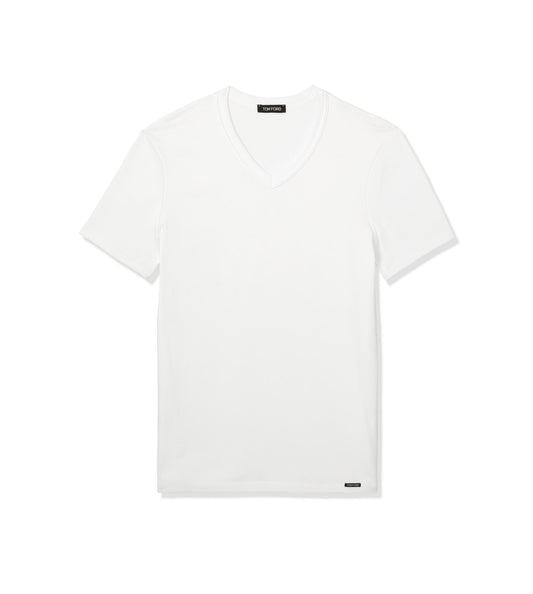 Cotton V-Neck T-Shirt