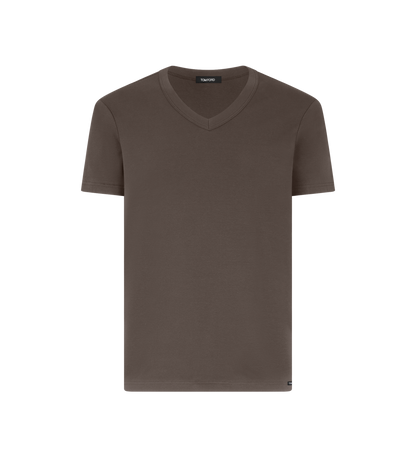 Cotton V-Neck T-Shirt