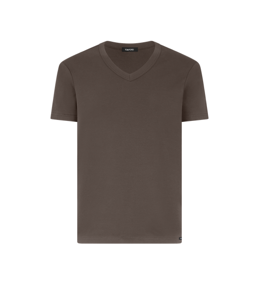 Cotton V-Neck T-Shirt