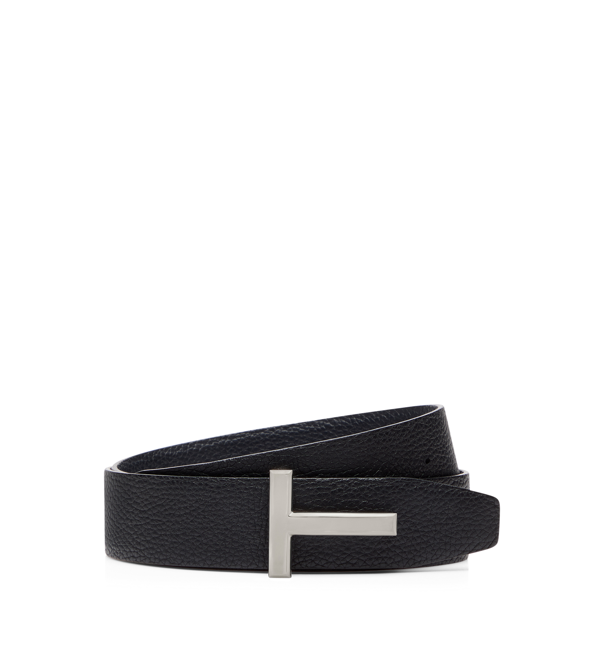 Grain Leather T Icon Belt&Nbsp;
