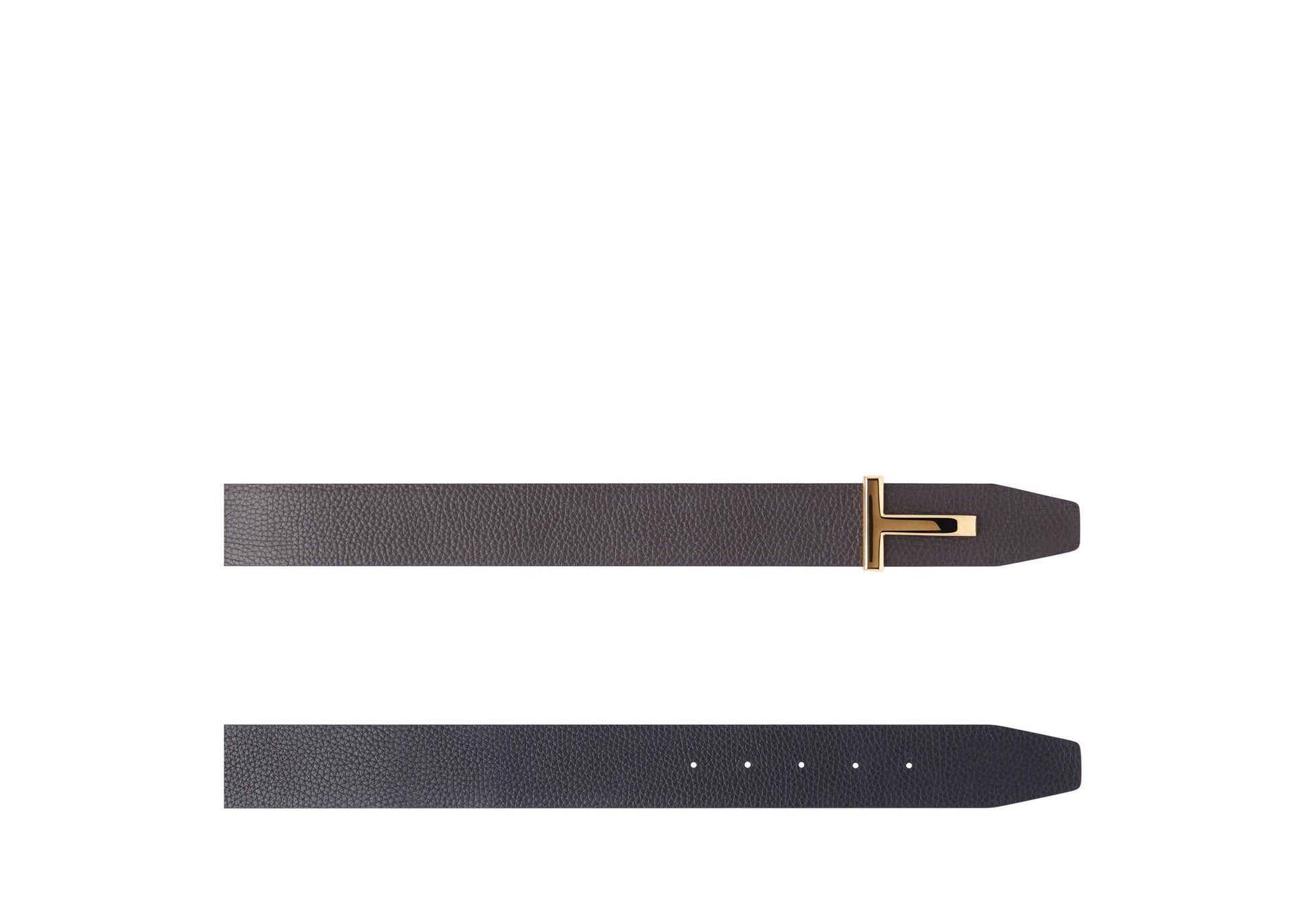 Soft Grain Leather T Icon Belt