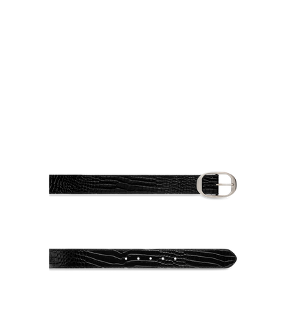 Printed Alligator Oval Belt