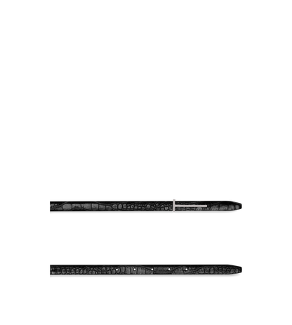 Printed Croc Slim T Belt