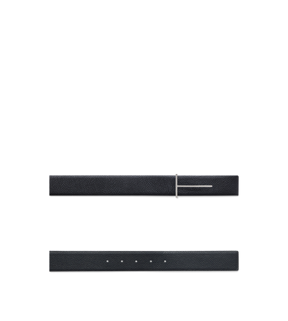Grain Leather Slim T Reversible Belt&Nbsp;