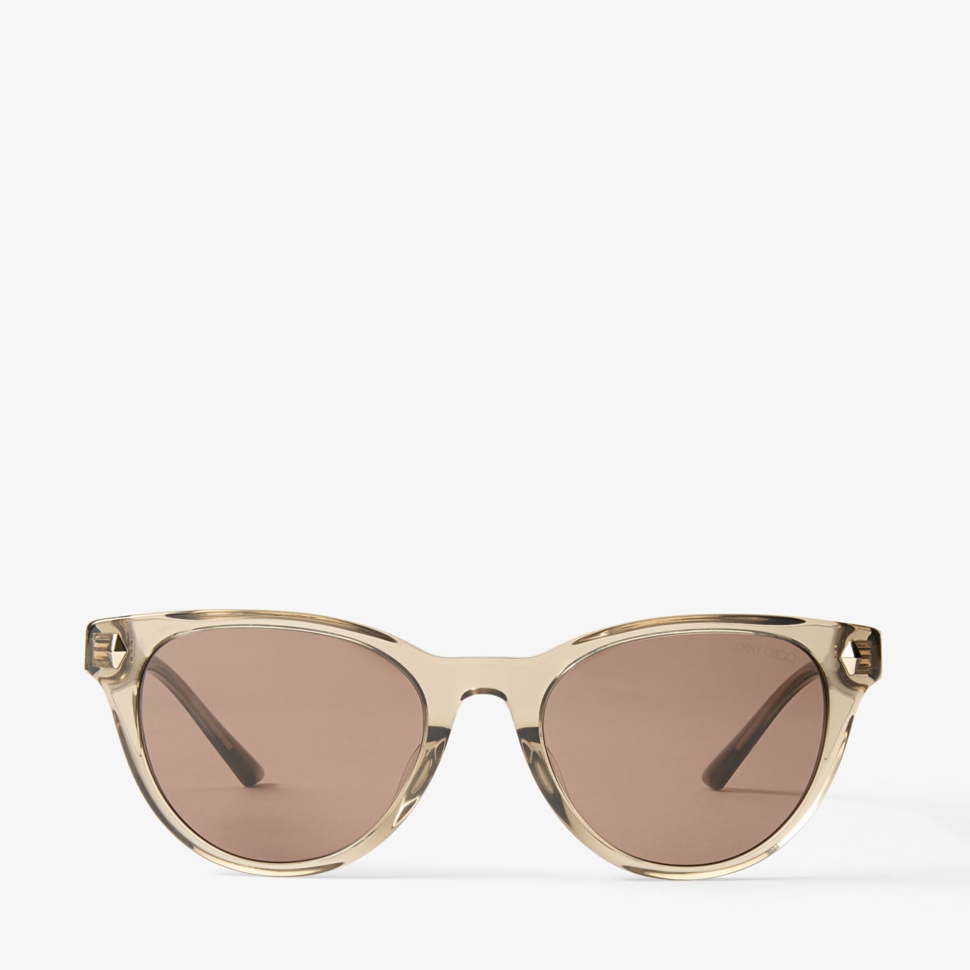 Trace Brown Transparent Pantos Sunglasses