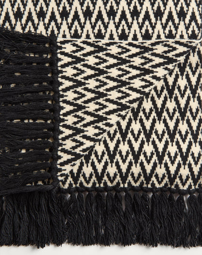 Toute La V Knitted Wool Scarf