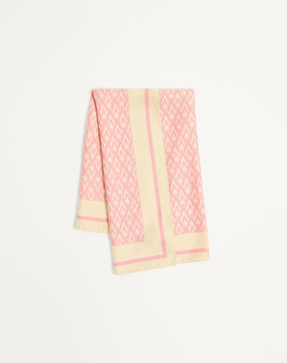 Toute La V Silk Scarf